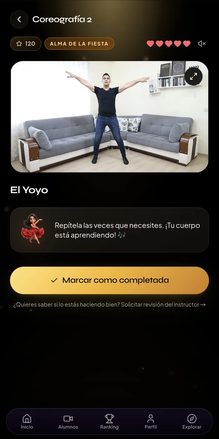 Coreografía "El Yoyo" dentro del curso Divertidas Coreografías